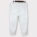 J.Crew  10” High Rise Slim Straight Jean in White Button Fly Size 32 L4729 New Photo 7