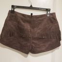 BCBGMAXAZRIA 💕💕 Western Faux Suede Fringe Shorts Photo 7