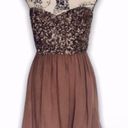 Parker Strapless  sequin dress Photo 0