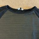 Generation Love  Black on Black Textured Long Sleeve Top - Size L Photo 4