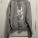 Good American  Oversize Zodiac (Scorpio) Crewneck Graphic Sweatshirt Size 3 (L) Photo 2