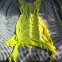 Anthropologie Delphi Collective Sheer Green Mini Dress  Photo 0