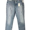 Good American NWT  Good Classic Distressed Hi-Rise Jeans GC062T Women Size 8/29 Photo 2