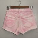 Aeropostale  high rise Shorty Denim Shorts Tie Dye pink 000 Photo 6