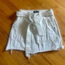 Abercrombie & Fitch White Denim Skirt Photo 0