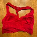 DKNY Sports Bra Small Red/lace/padded Photo 4