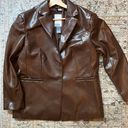 H&M Vegan Leather Oversized Blazer Photo 0