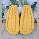 Unisex thick sole super soft slides Yellow NEW Size undefined Photo 3