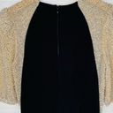 XScape  Elise Beaded Illusion Mesh Jersey Knit Gown Black/Nude/Silver Size 6 Photo 6