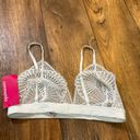 Commando  Butter & Lace Bralette Triangle Adjustable New White Lace Photo 3