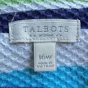 Talbots  Striped Sheath Pockets Sleeveless Knee Length Dress Textured Size 16W Photo 3