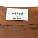 Wilfred  Aritzia Tweed Mini Skirt Coral Cotton Fully Lined Size Small Women's Photo 7