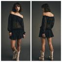 Free People  One Party Carina Meadow Black Lace Mini Dress and Tube Top Set Large Photo 1