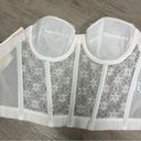 American Vintage vintage white lace corset by gelmart size 34A Y2K/2000s era new with tags Photo 5