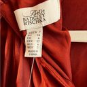 Badgley Mischka Belle  Dress Wine Red Gigi Mock Neck Long Sleeve Trapeze Sz 2 NWT Photo 5