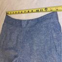 Gap  Women’s High Rise Linen Blend Chambray Shorts Sz Medium Contemporary Casual Photo 10