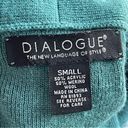 Dialogue  | Green Wool Blend Waterfall Duster Cardigan Sweater Sz S Photo 4