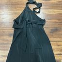 Urban Outfitters Satin Halter Minidress Black Sz S Photo 9