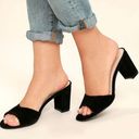 Coconuts by Matisse Matisse Black Lanai Slide Heel - Size 7 BIN 16 Photo 0