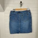 Gap  Jeans Vintage Low Rise Cotton Denim Skirt Size 6 Photo 6