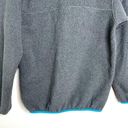 Patagonia   Synchilla Snap T fleece pullover gray/teal  Size XS Photo 5