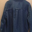 Coldwater Creek  Mandarin Collar MED Denim LS PXL Photo 6