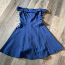 Lulus Blue Off The Shoulder Dress Photo 0
