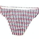 Topshop  Women's Size US 8 Plaid Bikini Bottom Pink White NWOT Photo 1