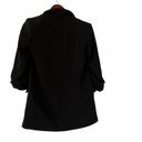 ZARA  Black Rolled Up Open Blazer Jacket Photo 9