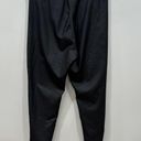 ZARA black waxed effect pants  Size Large Photo 0