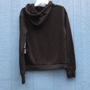 Bebe NWT  Black and Gold Glitter Logo Long Sleeve Pullover Hoodie Size Small Photo 5