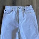 AGOLDE  Women's Size 29 Pinch Waist High Rise Straight Leg Jeans in Vinegar White Photo 2