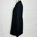 Banana Republic  Wool Blend Long Black Dress Coat Women's Size S Photo 4