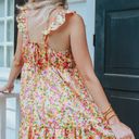 Peach Love California Boutique Floral Mini Dress Photo 1