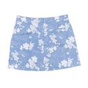 Lady Hagen  Golf Skort Athletic Skirt with Shorts Light Blue Floral Print Size 10 Photo 1