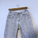 ZARA  Snakeskin Print High Rise Skinny Ankle Light Wash Jeans size 6 Photo 3