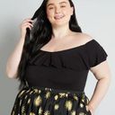 Modcloth  / And The Frill Goes On Off-Shoulder Bodysuit Photo 0