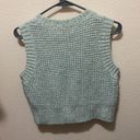 Jessica Simpson Green Cropped Sweater Vest Photo 1