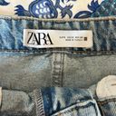 ZARA Blue Denim Mini Skirt Photo 2