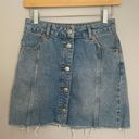 Topshop Denim Moto Skirt Photo 0