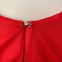 EXPRESS  Red Grecian Neck Dress Party Size 0 Flirty Fun Holiday Photo 3