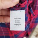 Madewell  Women's‎ Button Down Plaid Oversized Boy Tunic Shirt Size Extra Small Photo 4