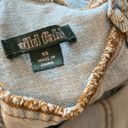 Wild Fable Oversized Distressed Denim Overall Bibs  Photo 7