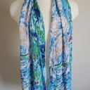 Monet  Water Lilies silk scarf Photo 1