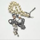 American Eagle  AEO Pearl Rhinestone Pendant Necklace Photo 1