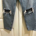 Topshop  Mom Jeans with Distressed Rips at the Knee Size Waist 28 Photo 3