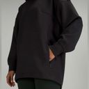 Lululemon  Modal Blend Turtleneck Tunic Oversized Fit Sweater Size 4 Black Photo 2