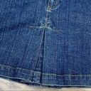 DKNY  Jeans Pleated Stretch Denim Mini Skirt 8 Blue NWT Photo 2