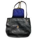 Anne Klein Ann Klein Black Faux Pebbled Leather Chain Strap Mini Backpack Photo 2