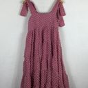 Likely NWOT Sister Jane  Lady Pink Pom Pom Babydoll Tiered Midi Dress XS Barbie Photo 15